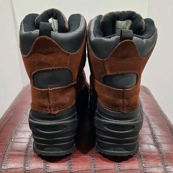 Men's Rugged Exposure Leather Mammoth II Winter Snow Boots Brown 9 M US XLNT - Picture 4 of 7